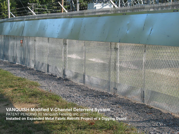 expanded metal fence, stop animals