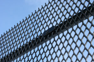 metal chain fence